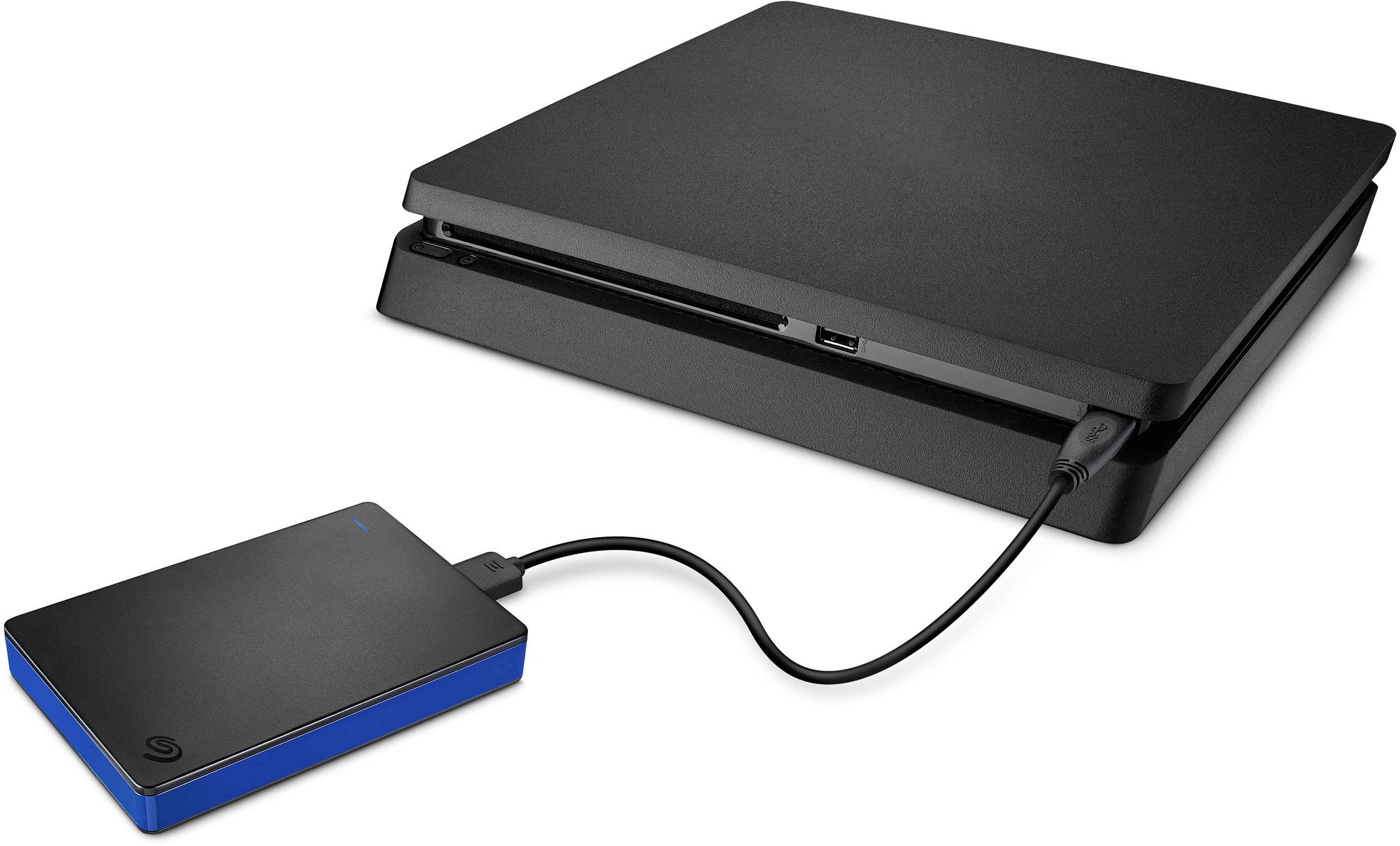 Seagate Game Drive for PS4 4 TB Externe Festplatte 6.35 cm (2.5 Zoll) USB-A (USB 3.2 Gen 1) Schwarz, Blau STGD4000400