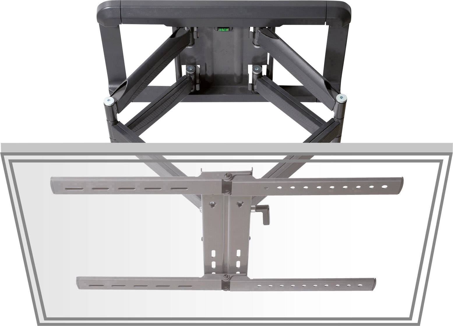 Vivanco BFMO 8560 TV-Wandhalterung 101,6cm (40") - 215,9cm (85") Neigbar+Schwenkbar, Ausziehbar