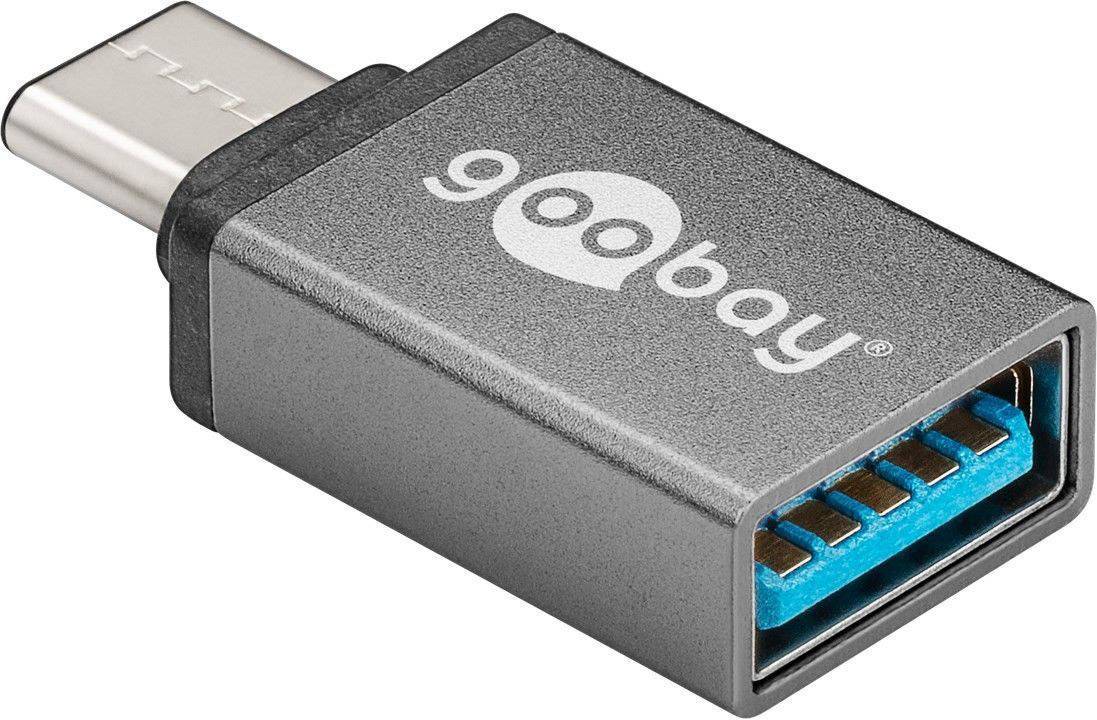 Goobay USB 3.2 Gen 1 (USB 3.0) Adapter [1x USB-C® Stecker - 1x USB 3.2 Gen 1 Buchse A (USB 3.0)]