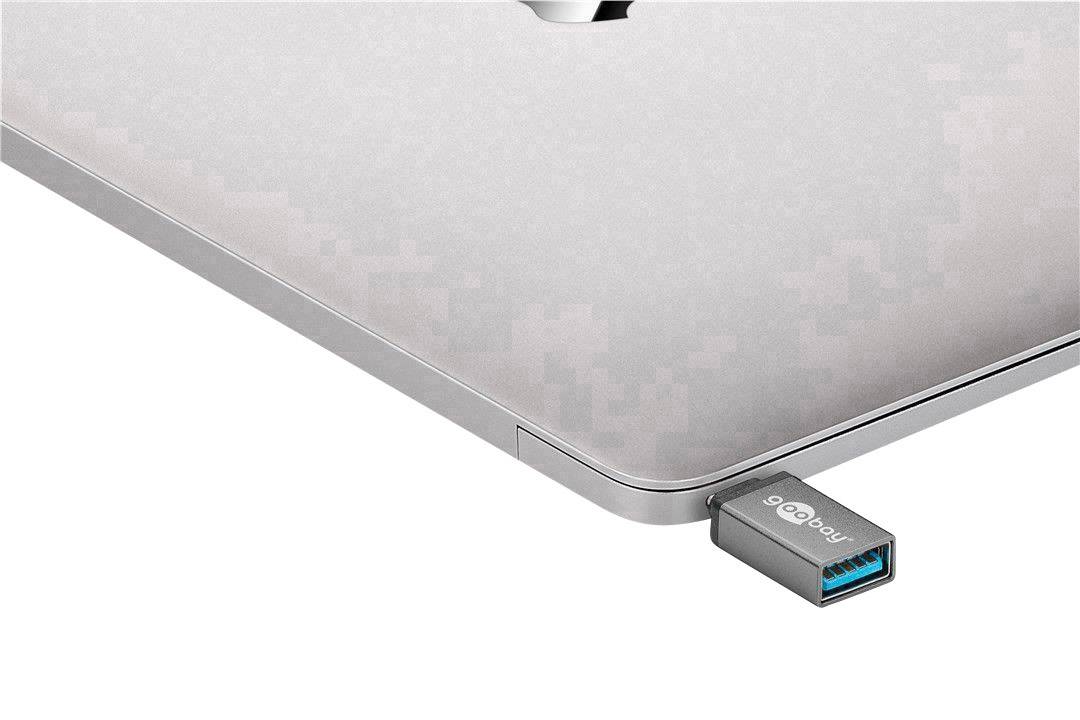 Goobay USB 3.2 Gen 1 (USB 3.0) Adapter [1x USB-C® Stecker - 1x USB 3.2 Gen 1 Buchse A (USB 3.0)]