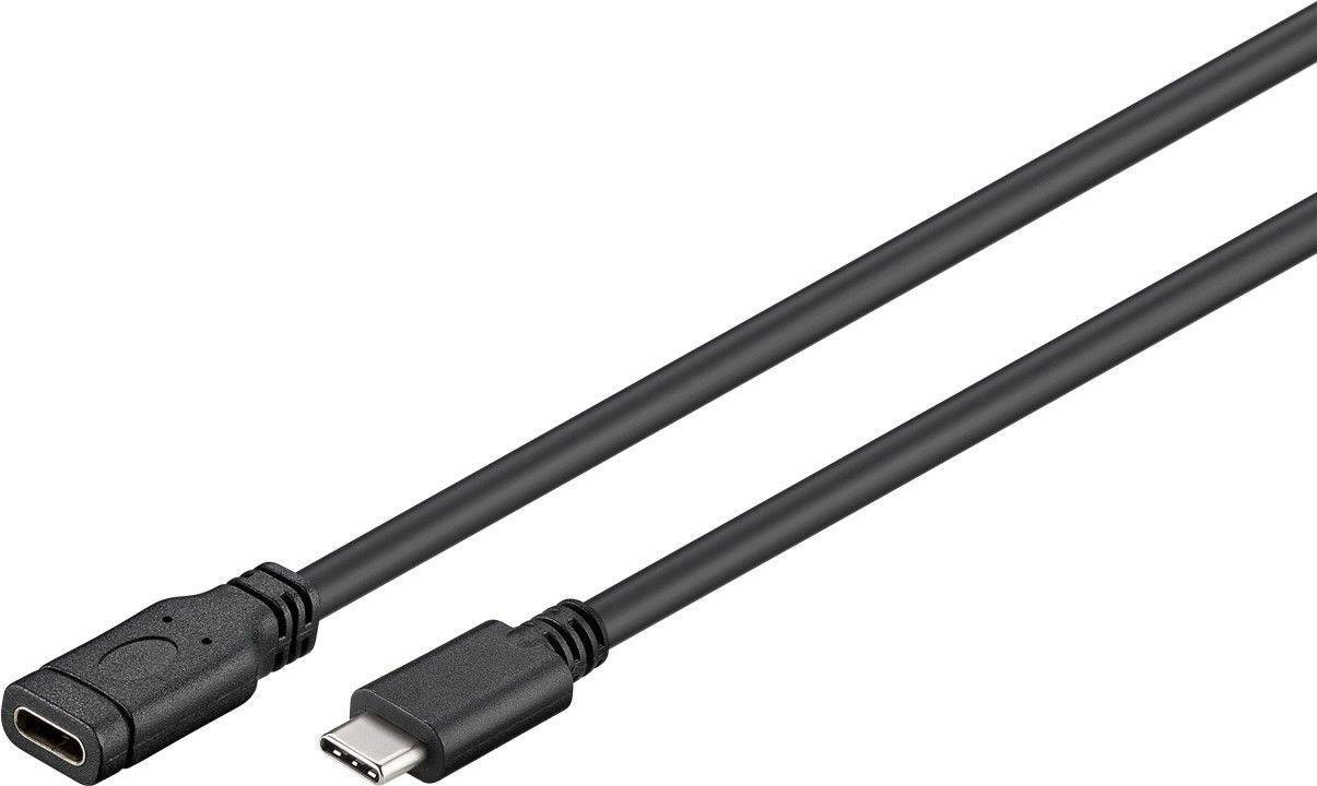 Goobay USB-Kabel 1.00 m Schwarz 45393