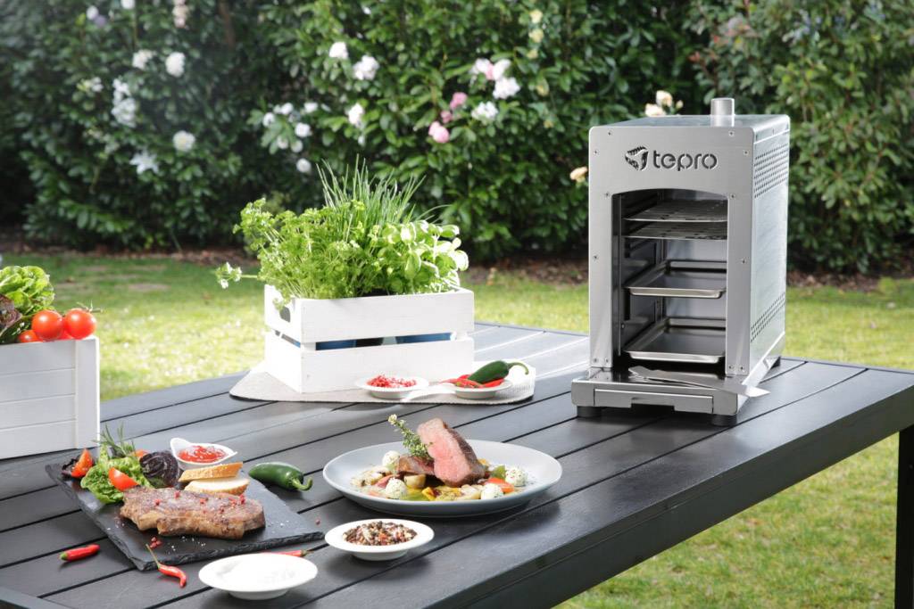 tepro Garten Toronto Gas, Steak Grill 1 Brenner Edelstahl