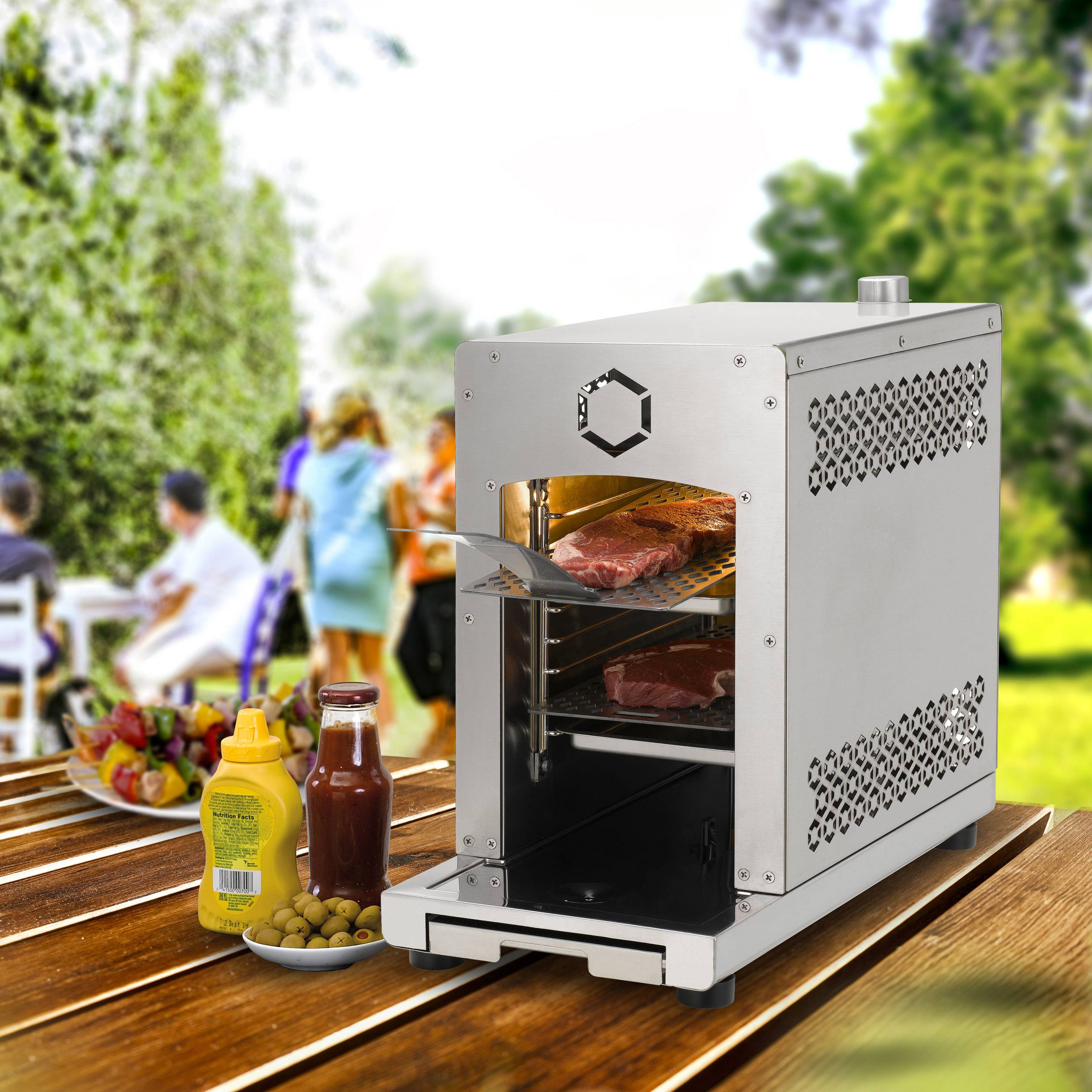 tepro Garten Toronto Gas, Steak Grill 1 Brenner Edelstahl