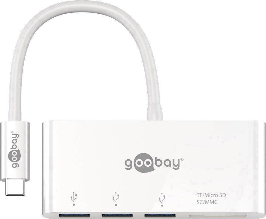 Goobay USB 3.2 Gen 1 (USB 3.0) Adapter [1x USB 3.2 Gen 1 Buchse A (USB 3.0), USB 3.2 Gen 1 Buchse A (USB 3.0), USB 3.2 Gen 1 Buchse A (USB 3.0)