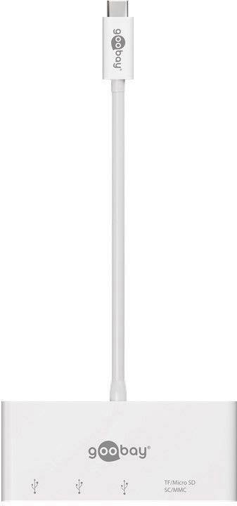 Goobay USB 3.2 Gen 1 (USB 3.0) Adapter [1x USB 3.2 Gen 1 Buchse A (USB 3.0), USB 3.2 Gen 1 Buchse A (USB 3.0), USB 3.2 Gen 1 Buchse A (USB 3.0)