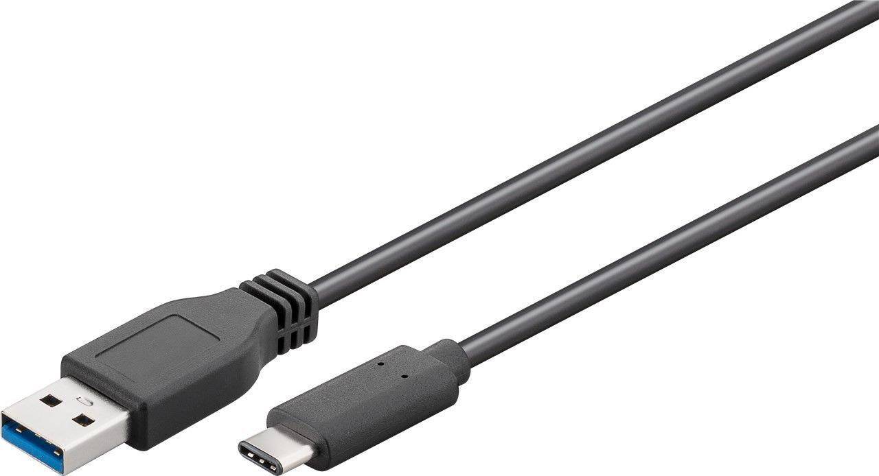 Goobay USB 3.0 Anschlusskabel [1x USB 3.0 Stecker A - 1x USB-C™ Stecker]