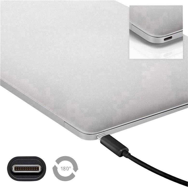 Goobay USB 3.2 Gen 1 (USB 3.0) Anschlusskabel [1x USB 3.2 Gen 1 Stecker A (USB 3.0) - 1x USB-C® Stecker] 2.00 m