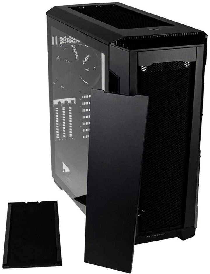 Phanteks Eclipse P600S Silent Midi-Tower PC-Gehäuse Schwarz 3 vorinstallierte Lüfter, Seitenfenster, Staubfilter