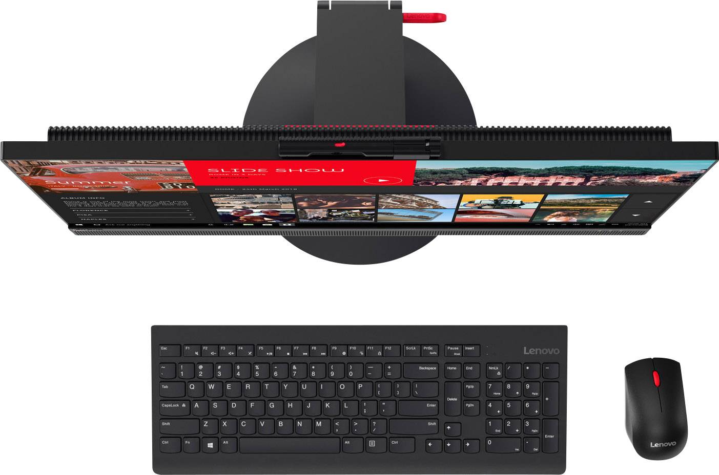 Lenovo M920z 60.5cm (23.8 Zoll) All-in-One PC Intel Core i7 i7-8700 16GB 512GB SSD Intel UHD Graphics 630 Windows® 10 Pro Schwarz