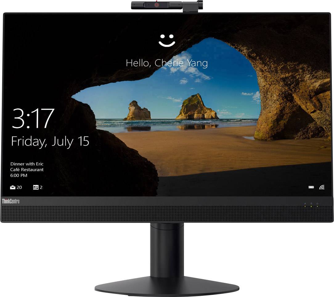 Lenovo M920z 60.5cm (23.8 Zoll) All-in-One PC Intel Core i7 i7-8700 16GB 512GB SSD Intel UHD Graphics 630 Windows® 10 Pro Schwarz
