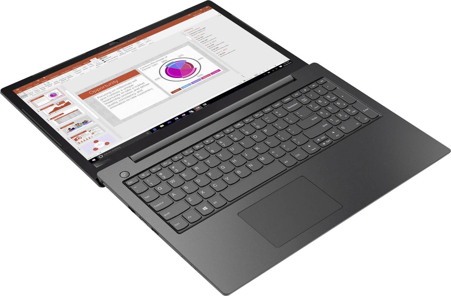 Lenovo ThinkPad V130-15 39.6 cm (15.6 Zoll) Notebook Intel Core i3 i3-7020U 8 GB   256 GB SSD Intel HD Graphics 620 Windows® 10 Pro Grau