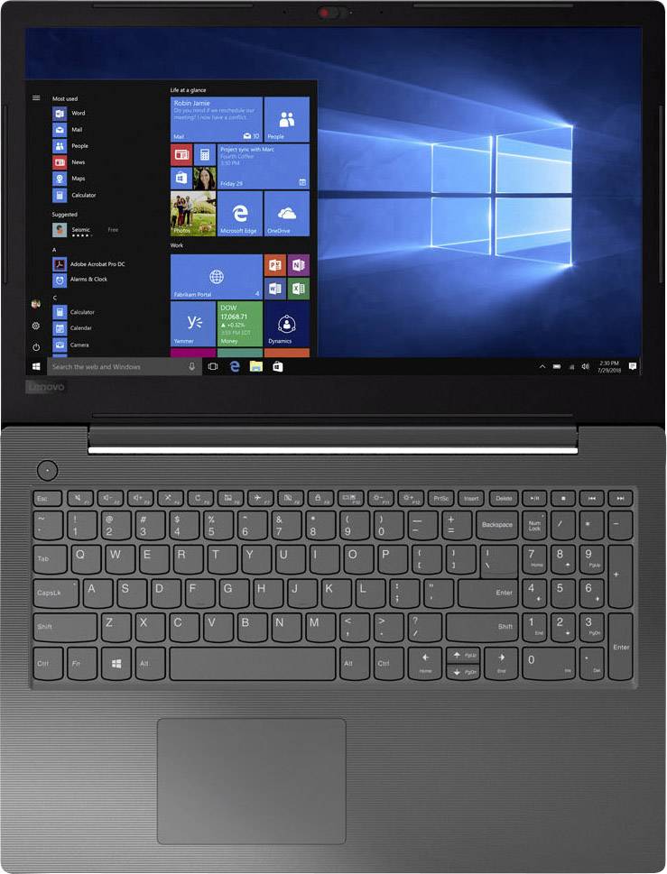 Lenovo ThinkPad V130-15 39.6 cm (15.6 Zoll) Notebook Intel Core i3 i3-7020U 8 GB   256 GB SSD Intel HD Graphics 620 Windows® 10 Pro Grau