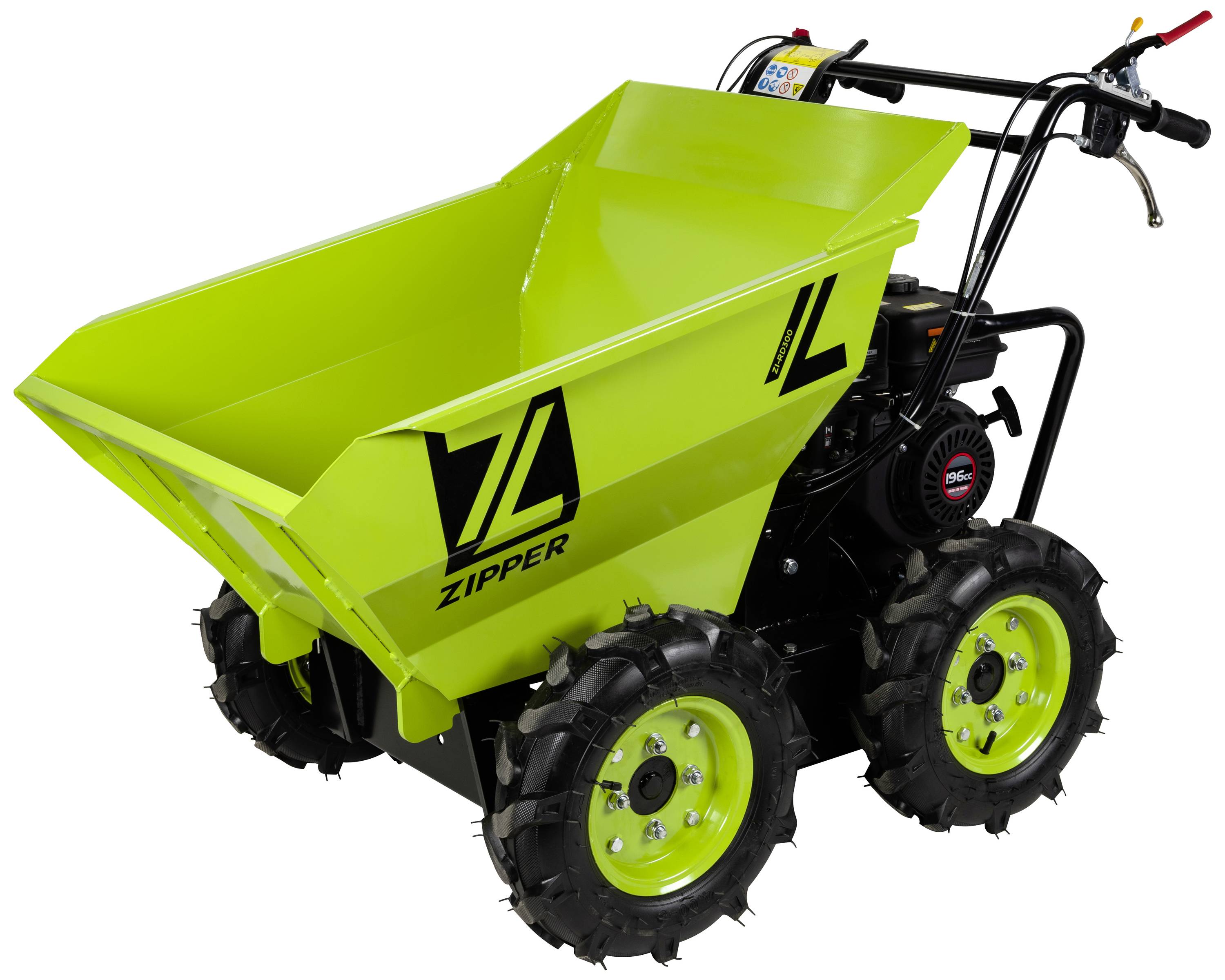 Zipper ZI-RD300 Miniraddumper 4.1kW Ladekapazität (max.) 300kg