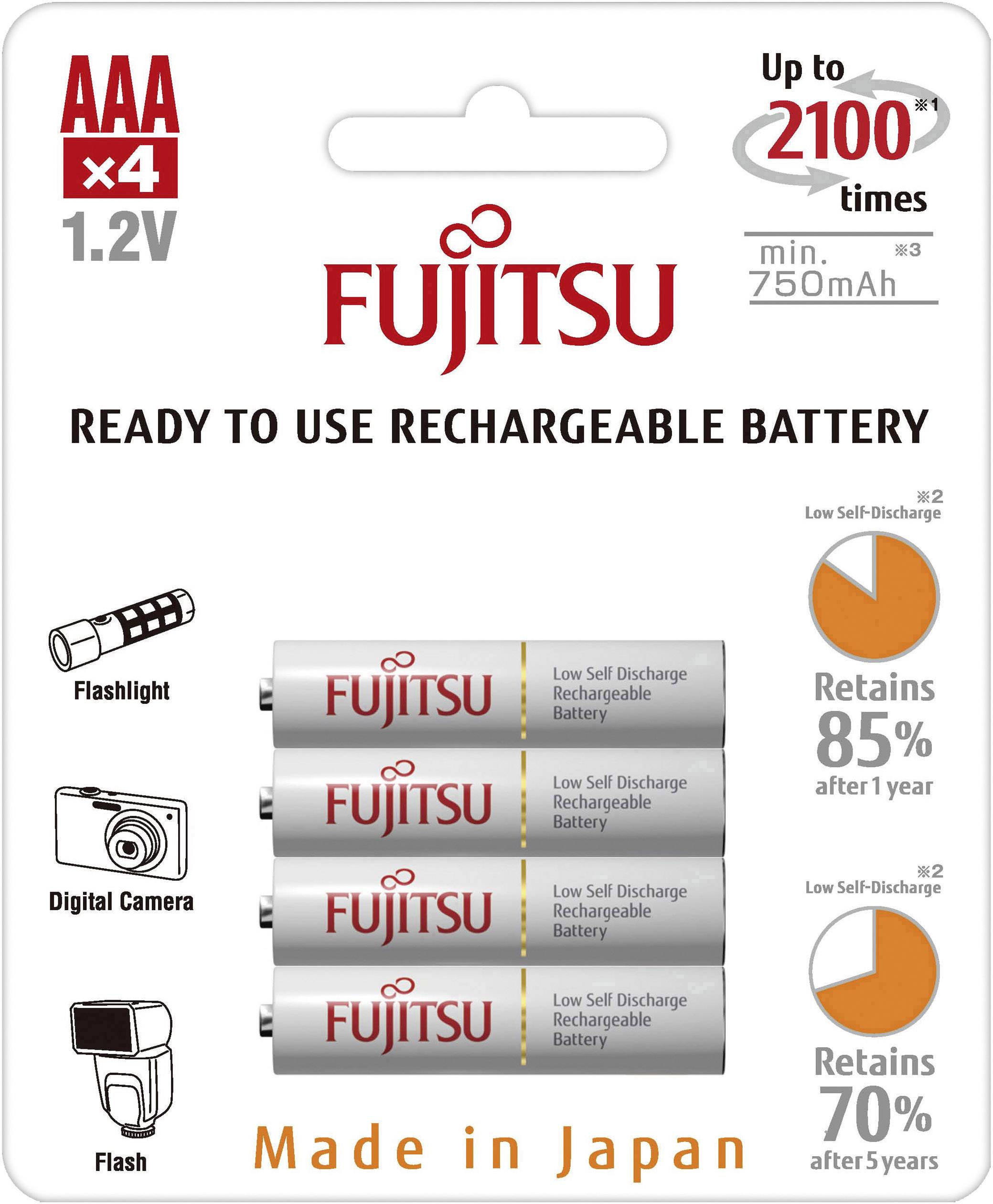 Fujitsu Micro-Akku HR4UTC 750mAh 4er