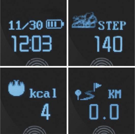 VitalMaxx Fitness-Tracker Schwarz