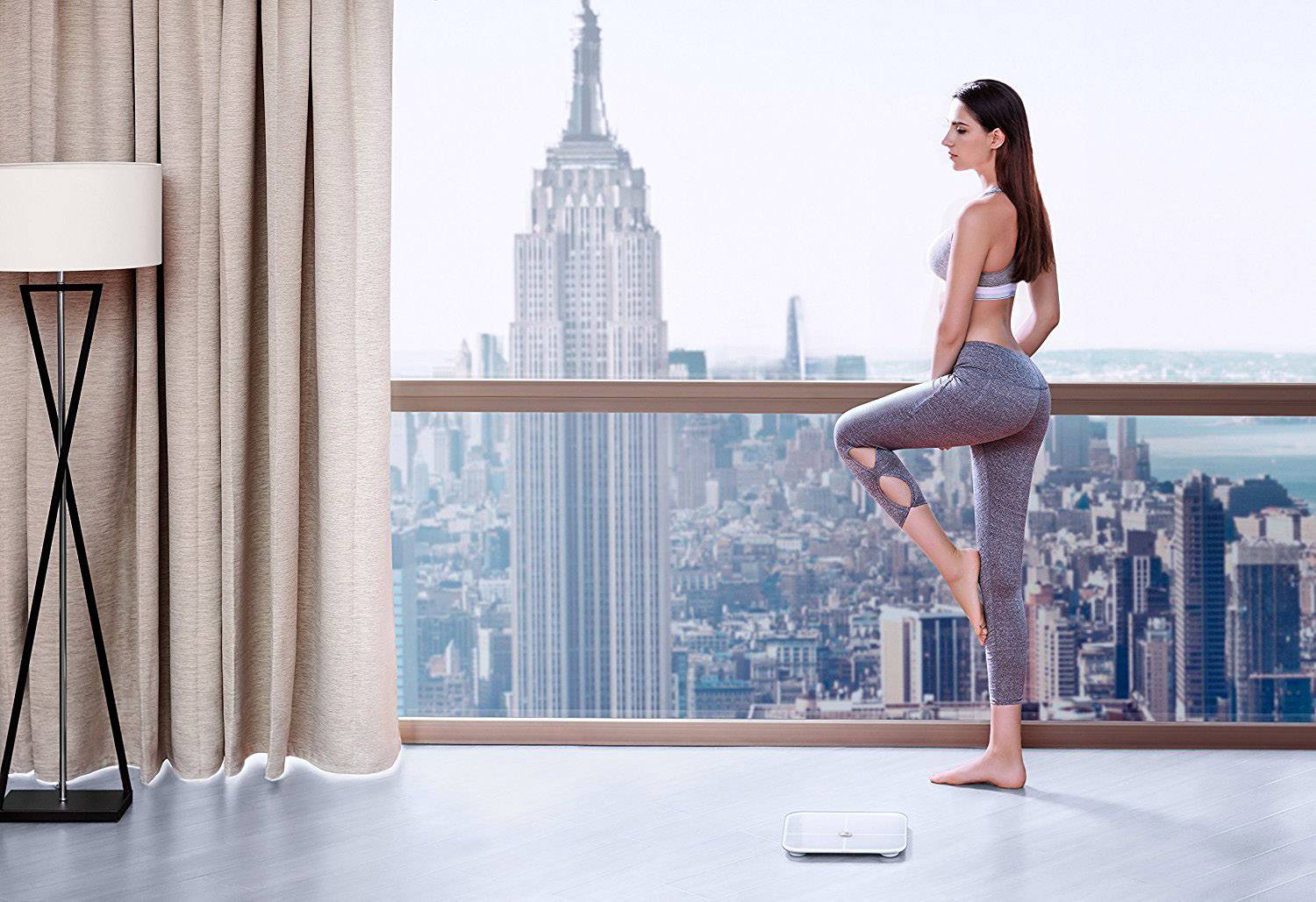 HUAWEI AH100 Körperanalysewaage Wägebereich (max.)=150 kg Weiß Mit Bluetooth