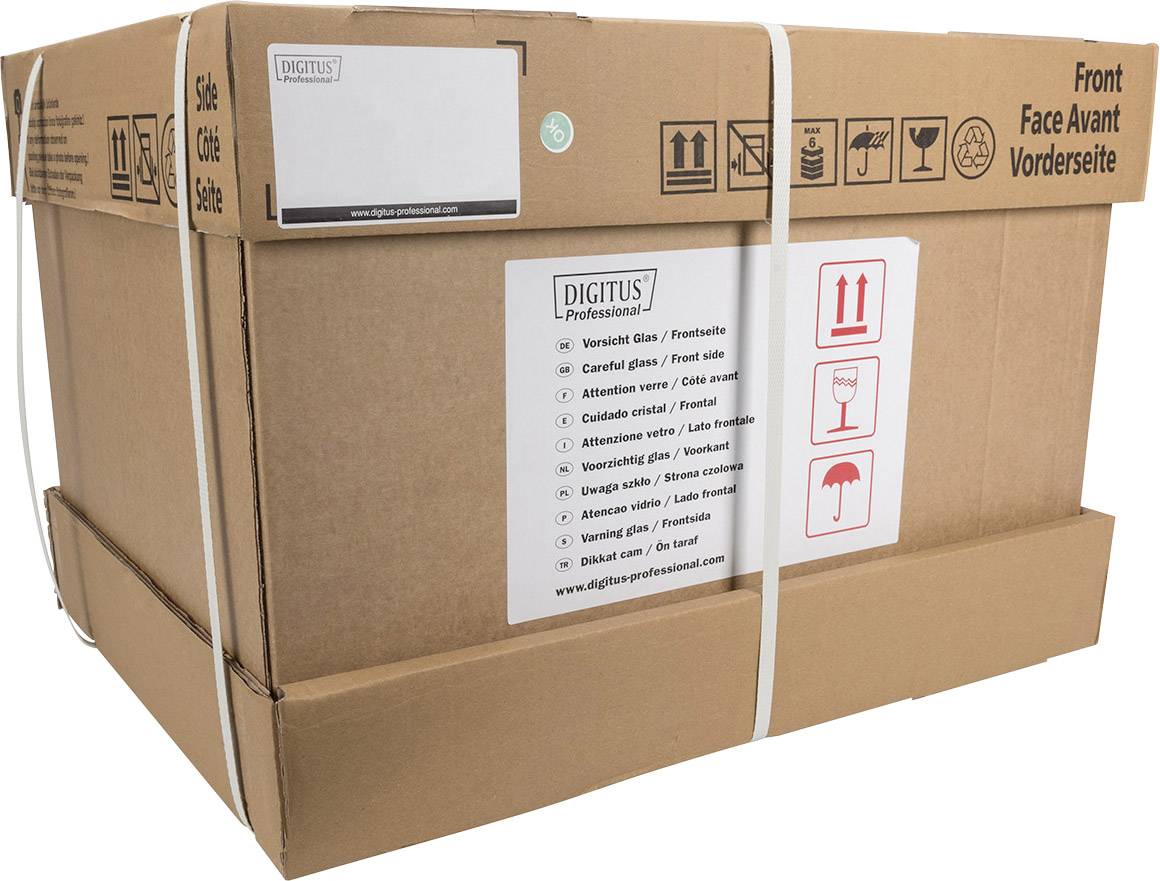 Digitus DN-19 20U-6/6-SW 19 Zoll Wandgehäuse (B x H x T) 600 x 998 x 600mm 20 HE Schwarz, Schwarz (RAL 9005)