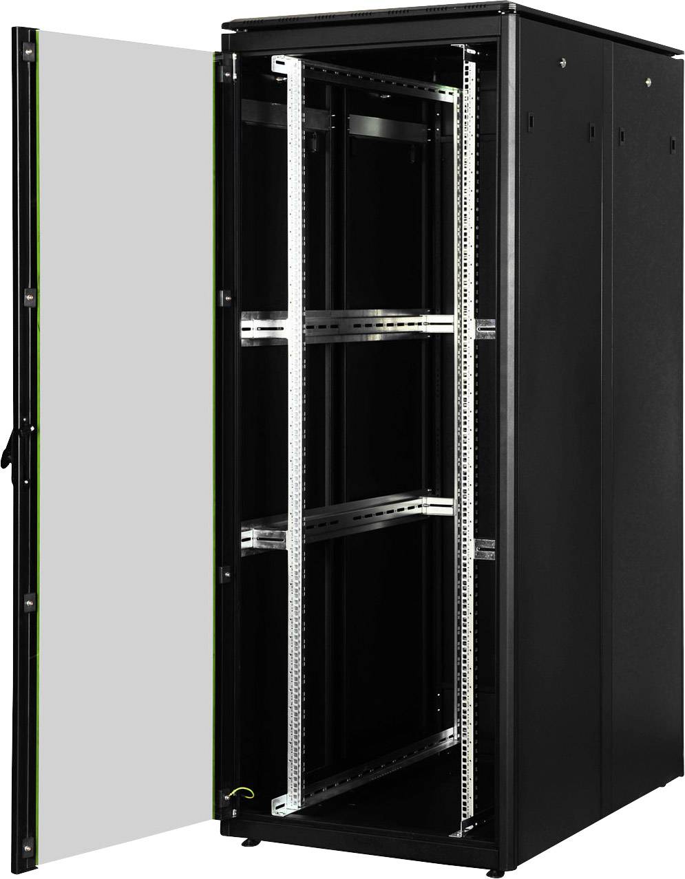 Digitus DN-19 42U-8/12-1B 19 Zoll Netzwerkschrank (B x H x T) 800 x 2053 x 1200mm 42 HE Schwarz, Schwarz (RAL 9005)