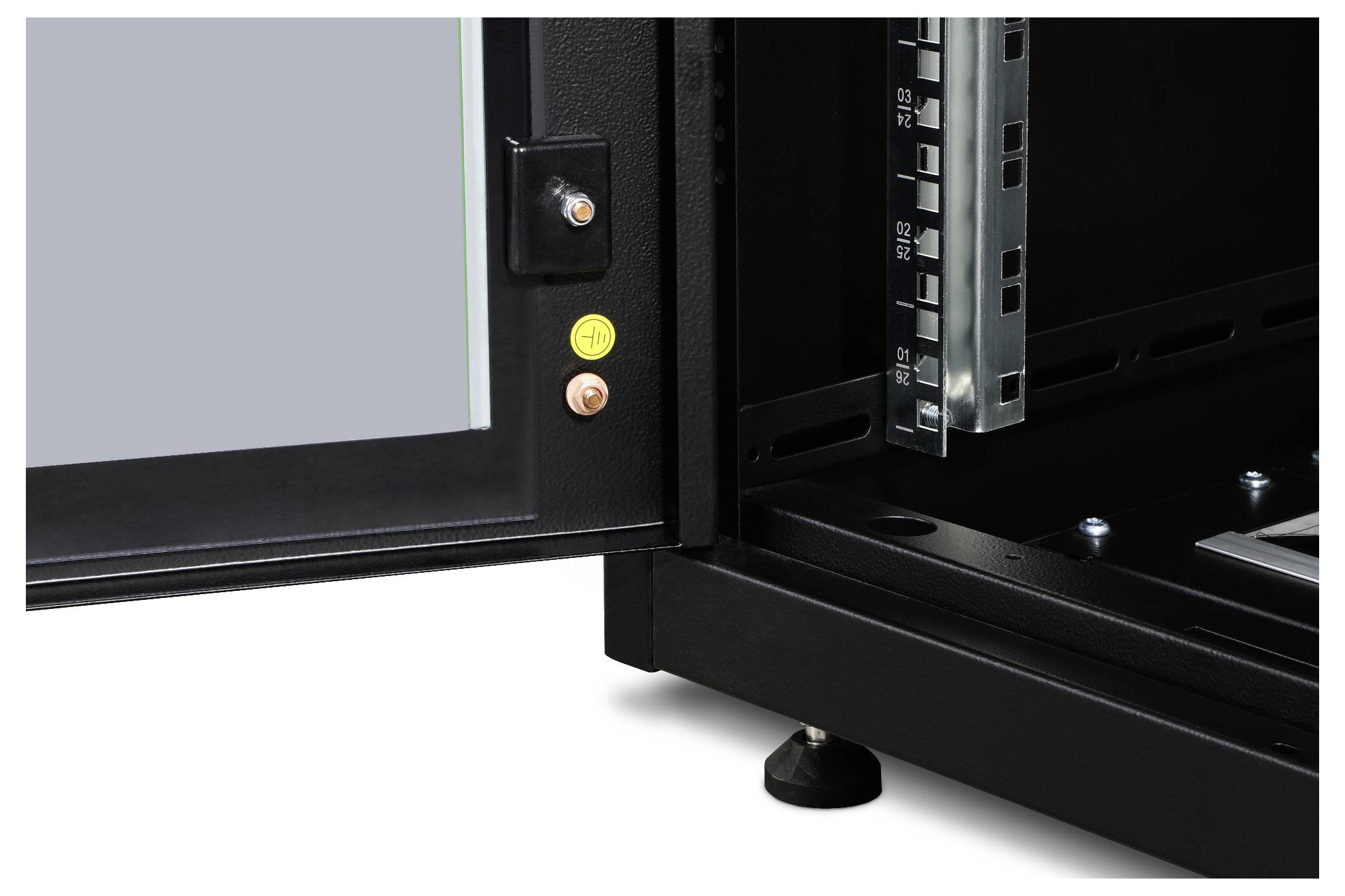 Digitus DN-19 26U-6/6-B-1 19 Zoll Netzwerkschrank (B x H x T) 600 x 1342 x 600mm 26 HE Schwarz (RAL 9005), Schwarz