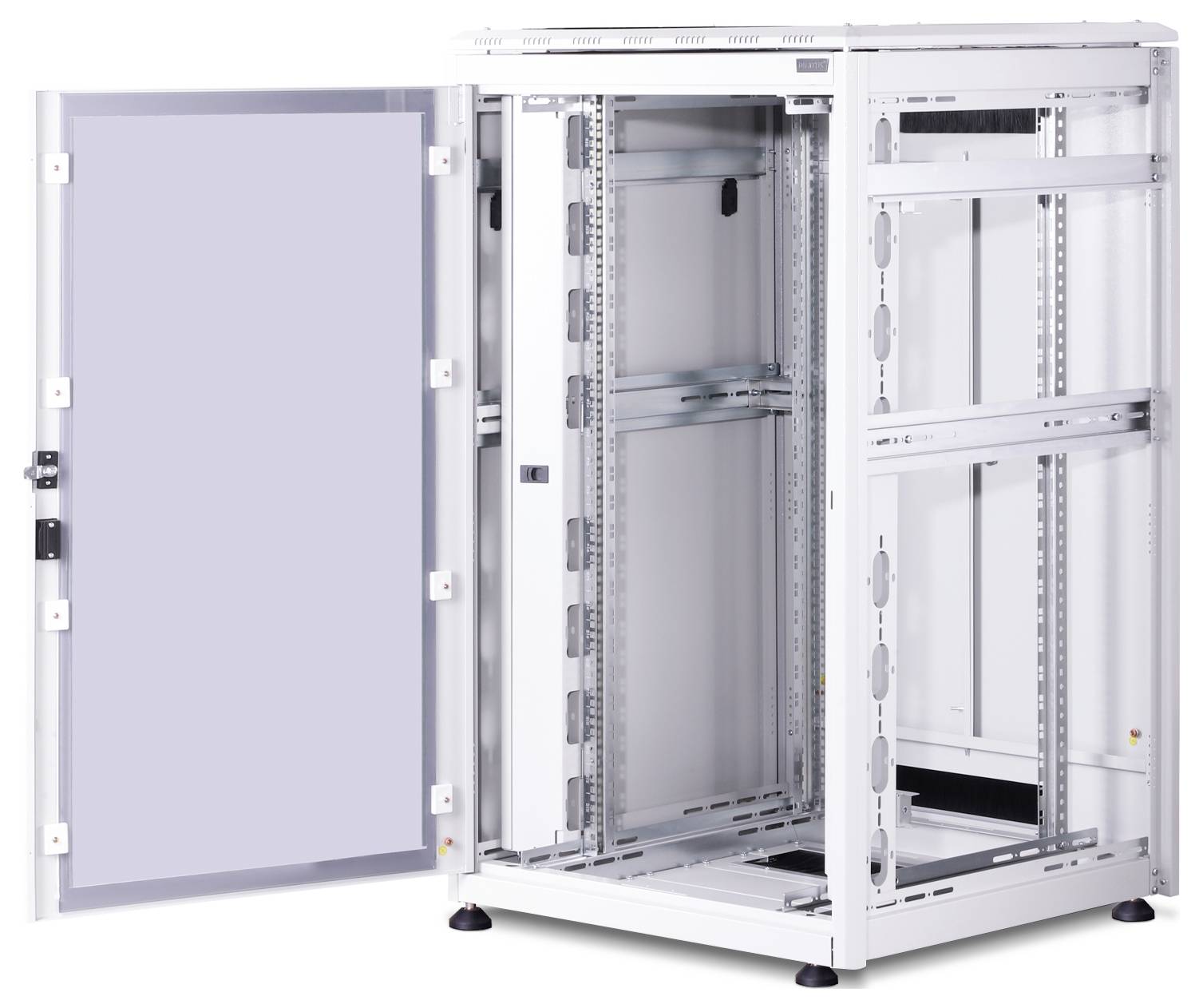 Digitus DN-19 26U-8/8-1 19 Zoll Netzwerkschrank (B x H x T) 800 x 1342 x 800mm 26 HE Grau, Lichtgrau (RAL 7035)