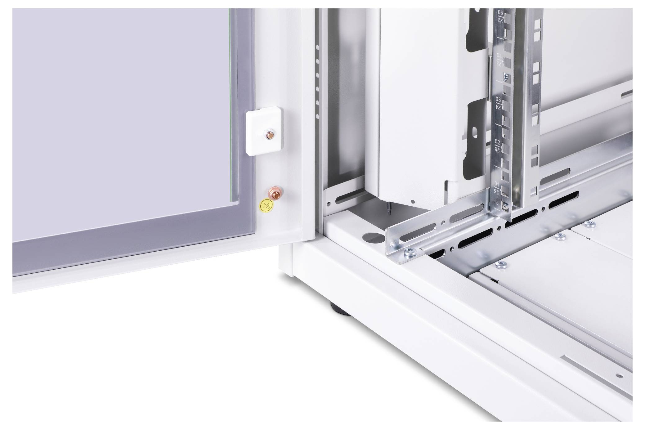 Digitus DN-19 26U-8/8-1 19 Zoll Netzwerkschrank (B x H x T) 800 x 1342 x 800mm 26 HE Grau, Lichtgrau (RAL 7035)