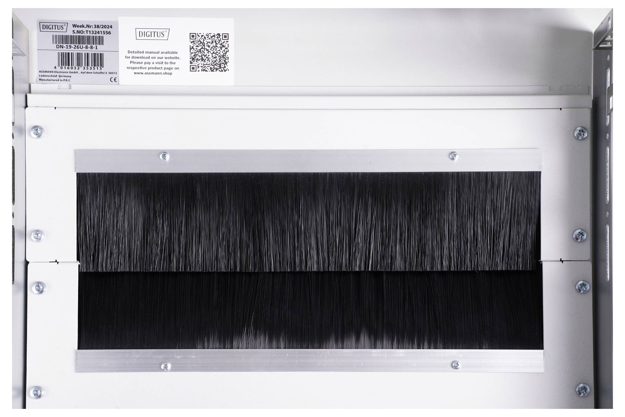 Digitus DN-19 26U-8/8-1 19 Zoll Netzwerkschrank (B x H x T) 800 x 1342 x 800mm 26 HE Grau, Lichtgrau (RAL 7035)