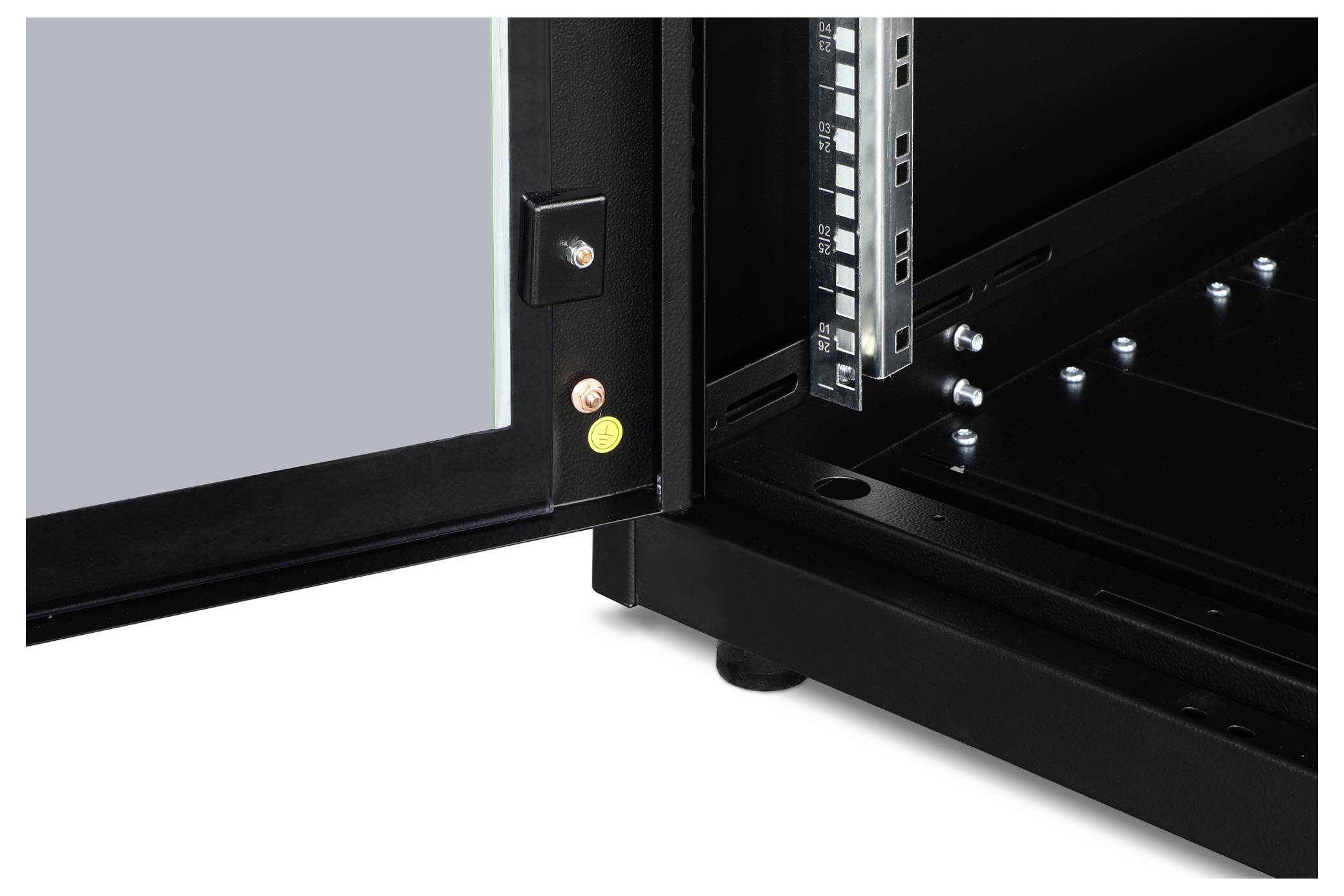 Digitus DN-19 26U-6/10-B-1 19 Zoll Netzwerkschrank (B x H x T) 600 x 1342 x 1000mm 26 HE Schwarz, Schwarz (RAL 9005)