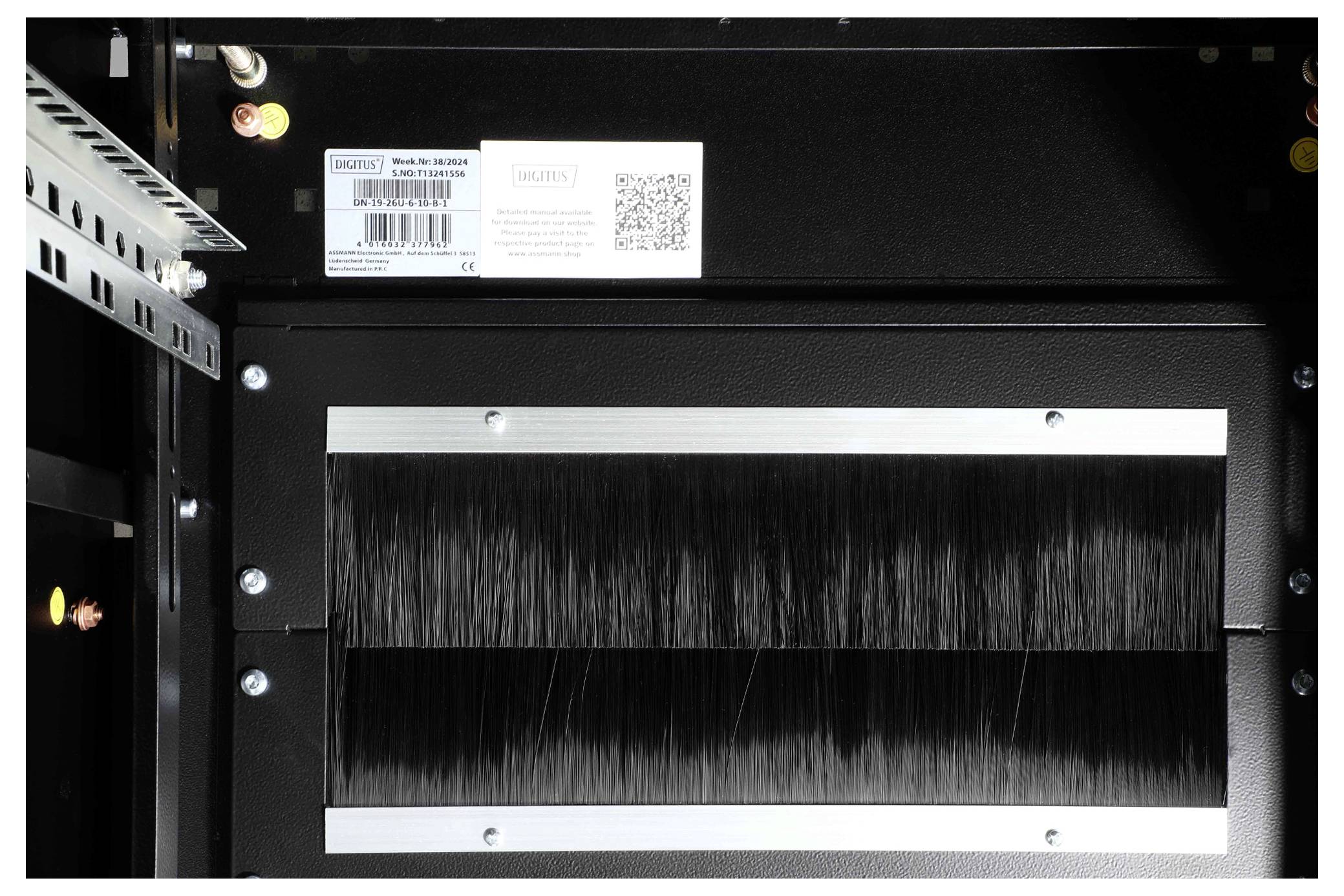 Digitus DN-19 26U-6/10-B-1 19 Zoll Netzwerkschrank (B x H x T) 600 x 1342 x 1000mm 26 HE Schwarz, Schwarz (RAL 9005)