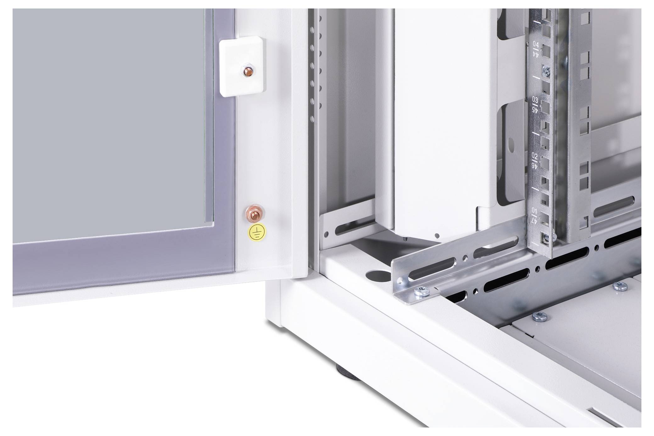 Digitus DN-19 47U-8/10-1 19 Zoll Netzwerkschrank (B x H x T) 800 x 2244 x 1000mm 47 HE Grau, Lichtgrau (RAL 7035)