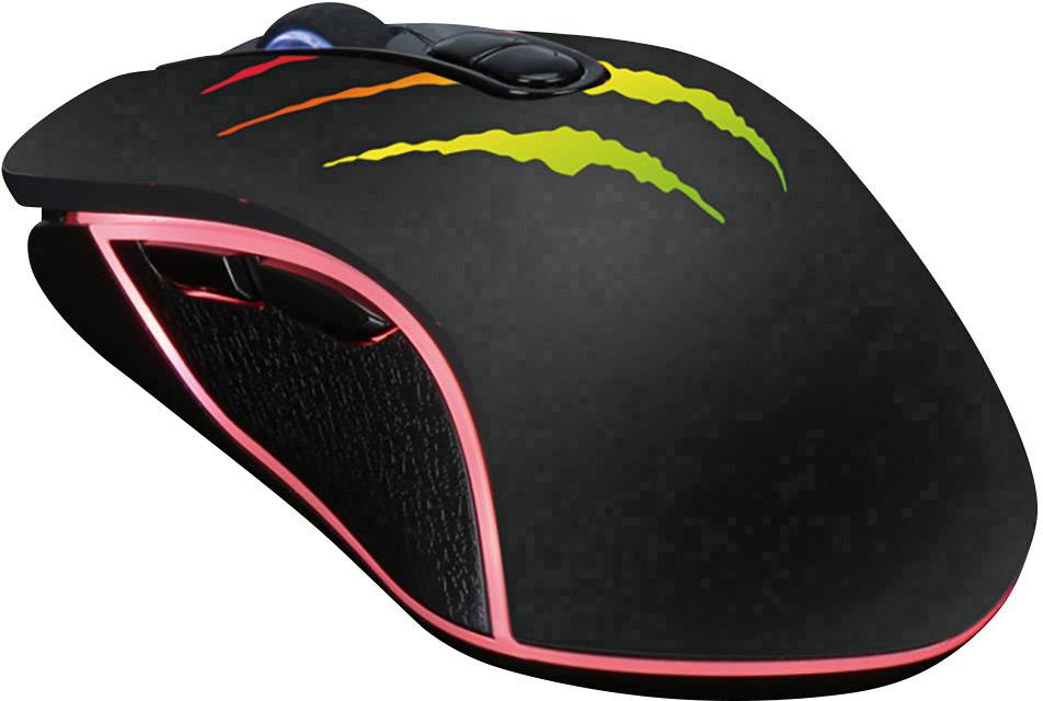 Marvo M425G USB-Gaming-Maus Optisch Beleuchtet Schwarz