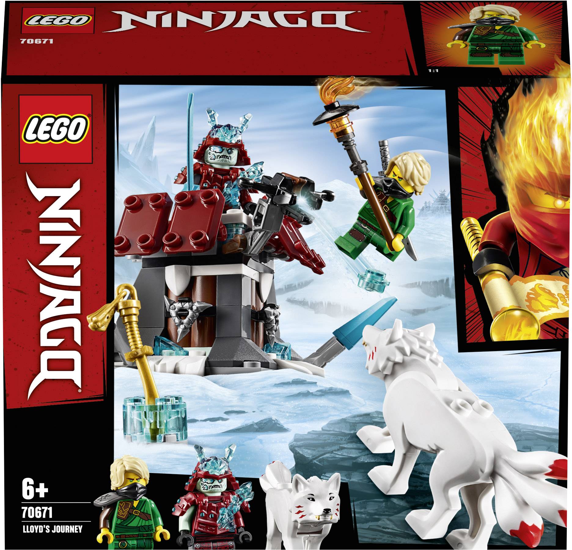 70671 LEGO® NINJAGO Angriff des Eis-Samurai