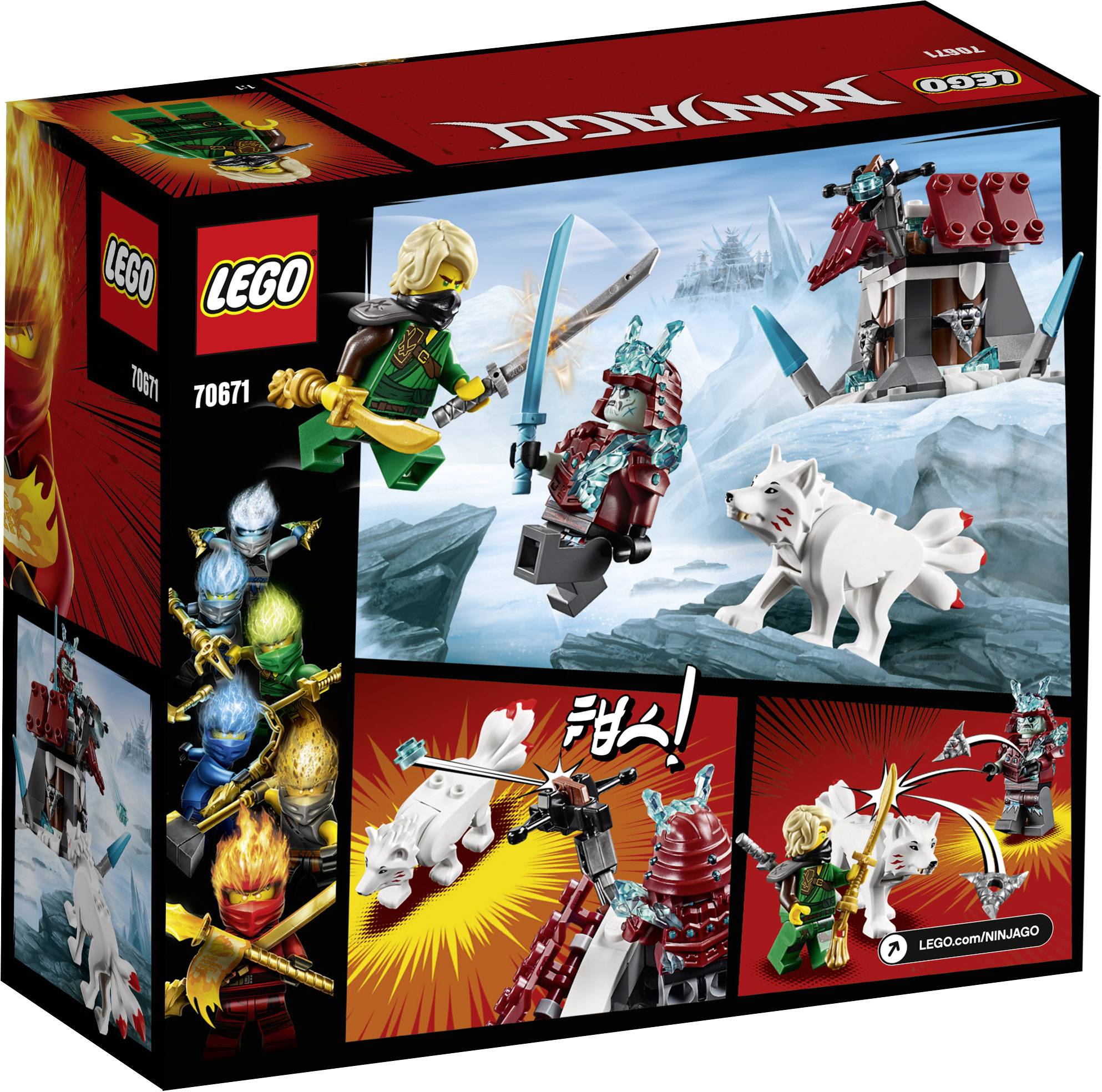 70671 LEGO® NINJAGO Angriff des Eis-Samurai