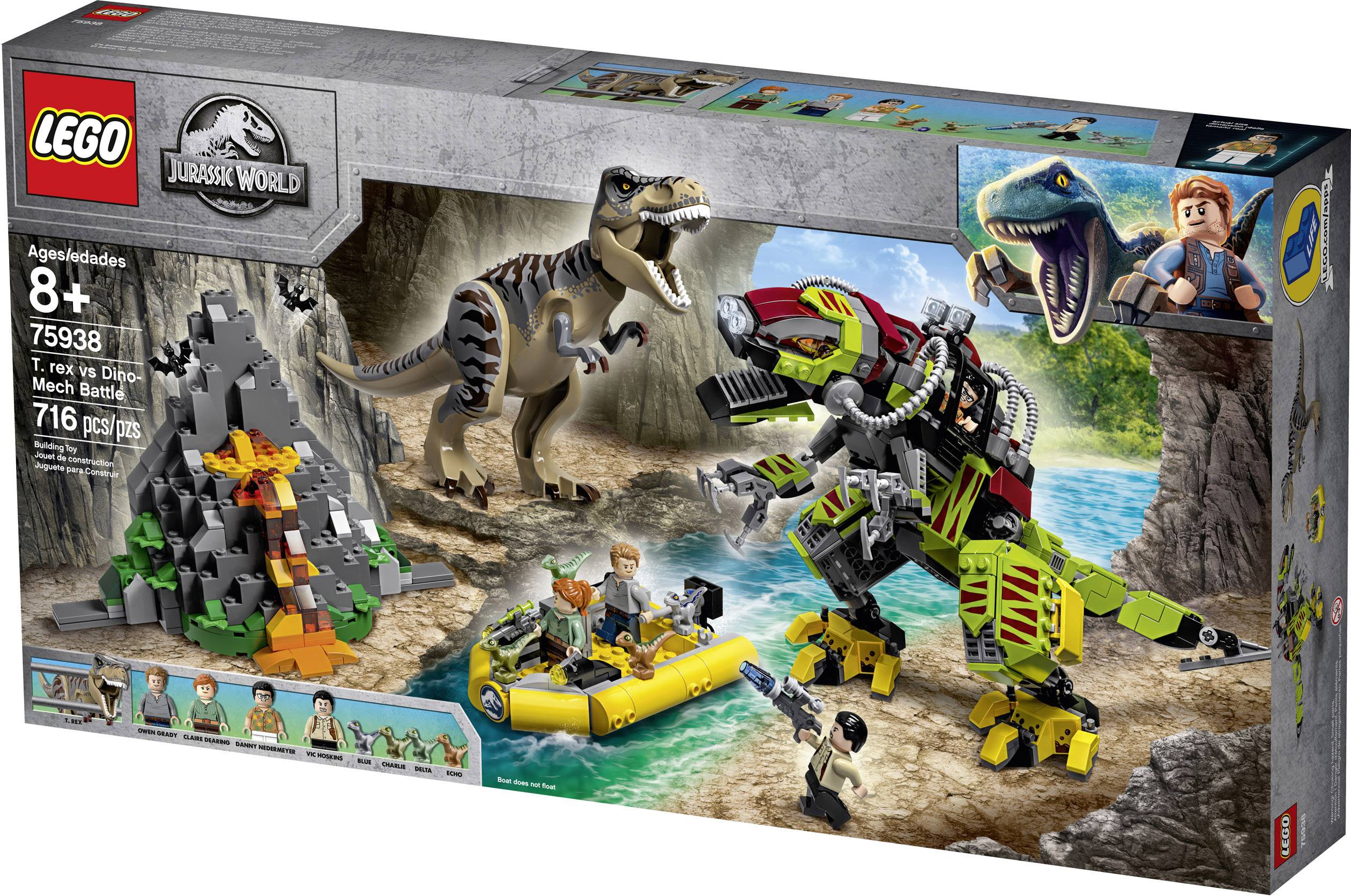 75938 LEGO® JURASSIC WORLD™	 T. Rex vs. Dino-Mech
