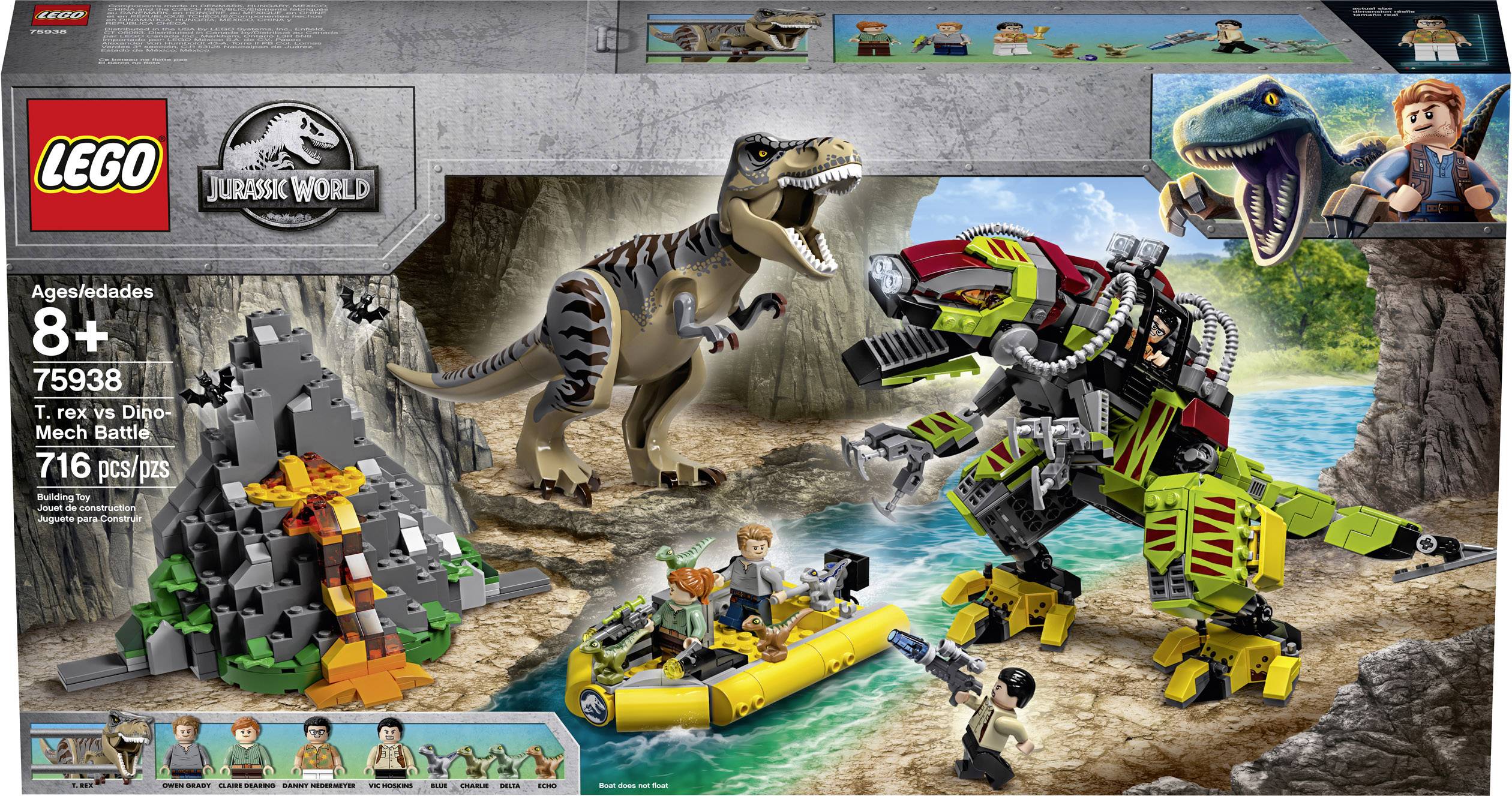 75938 LEGO® JURASSIC WORLD™	 T. Rex vs. Dino-Mech