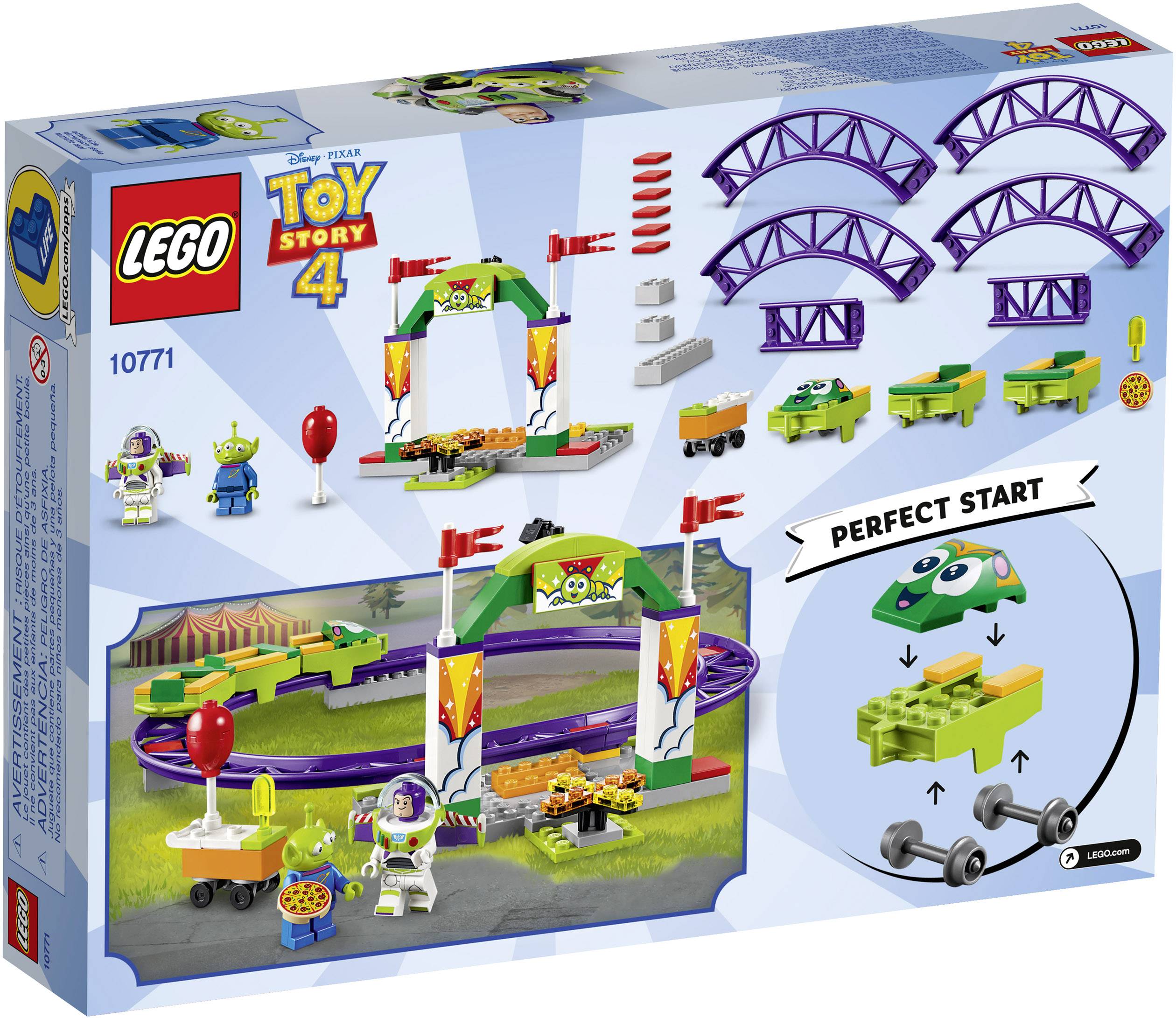 10771 LEGO® JUNIORS Buzz wilde Achterbahnfahrt