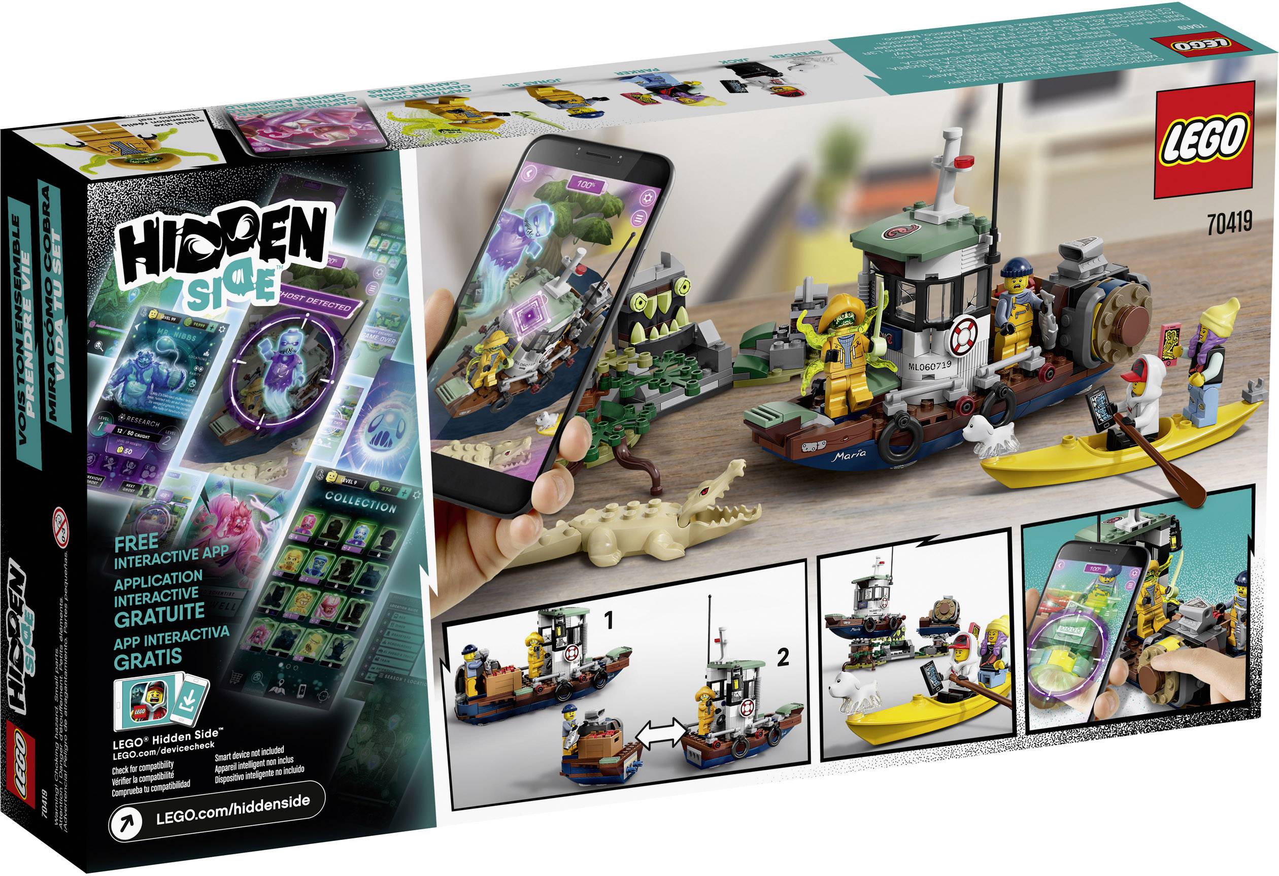 70419 LEGO® HIDDEN SIDE™ Gekenterter Garnelenkutter