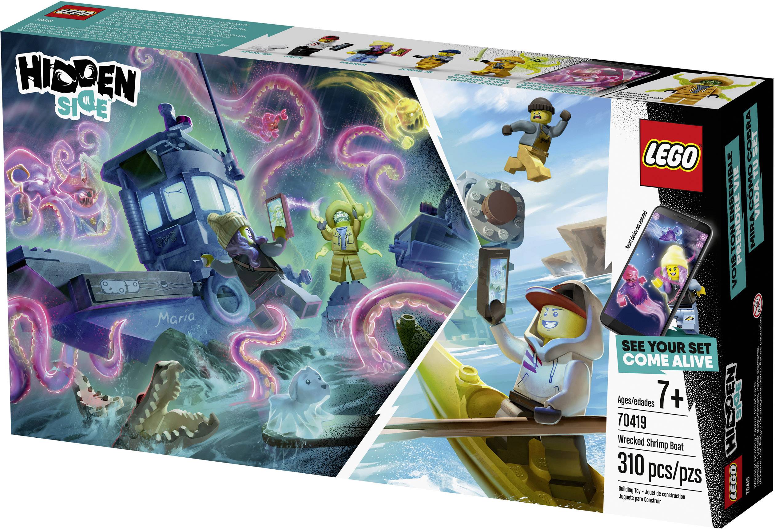 70419 LEGO® HIDDEN SIDE™ Gekenterter Garnelenkutter