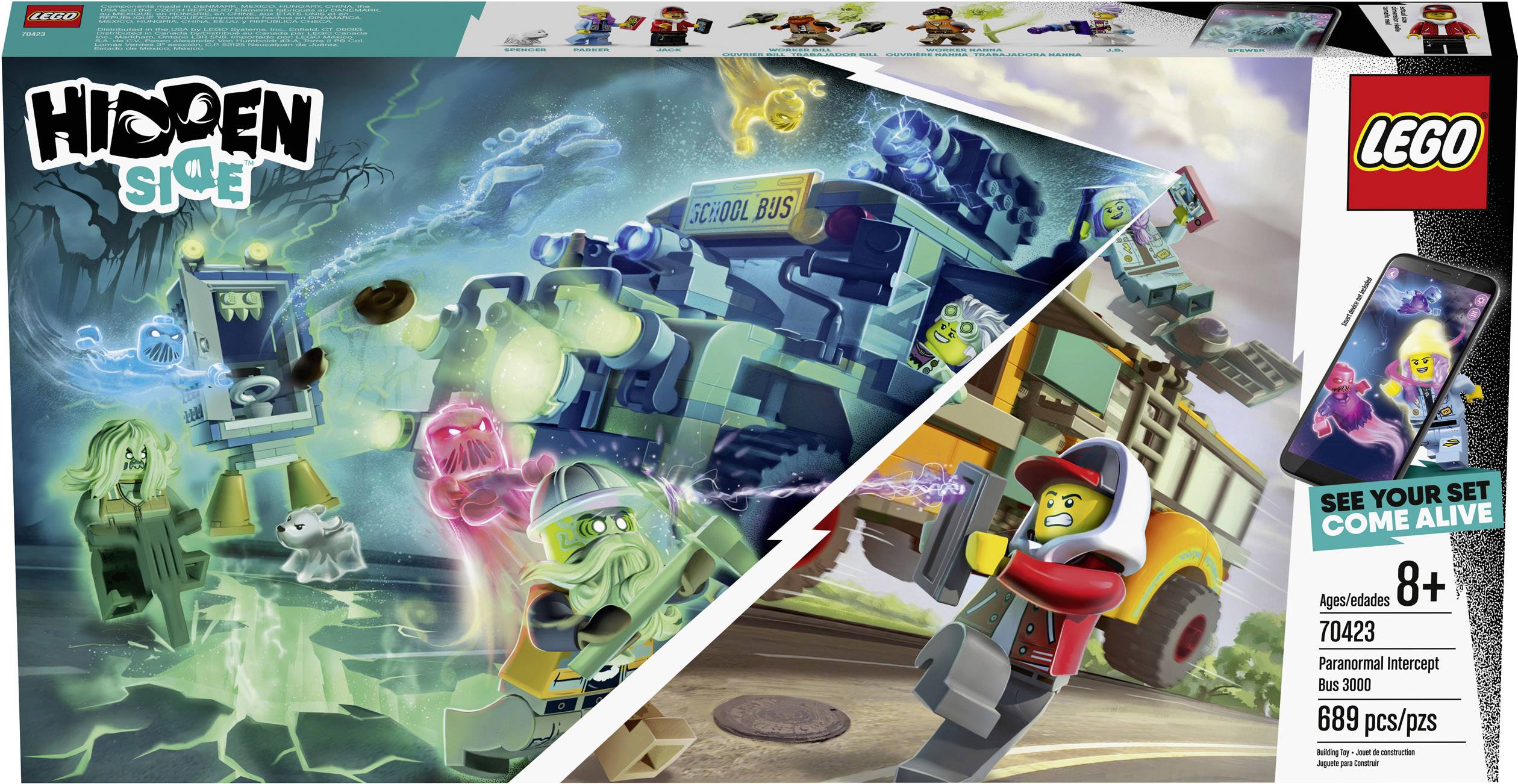 70423 LEGO® HIDDEN SIDE™ Spezialbus Geisterschreck 3000
