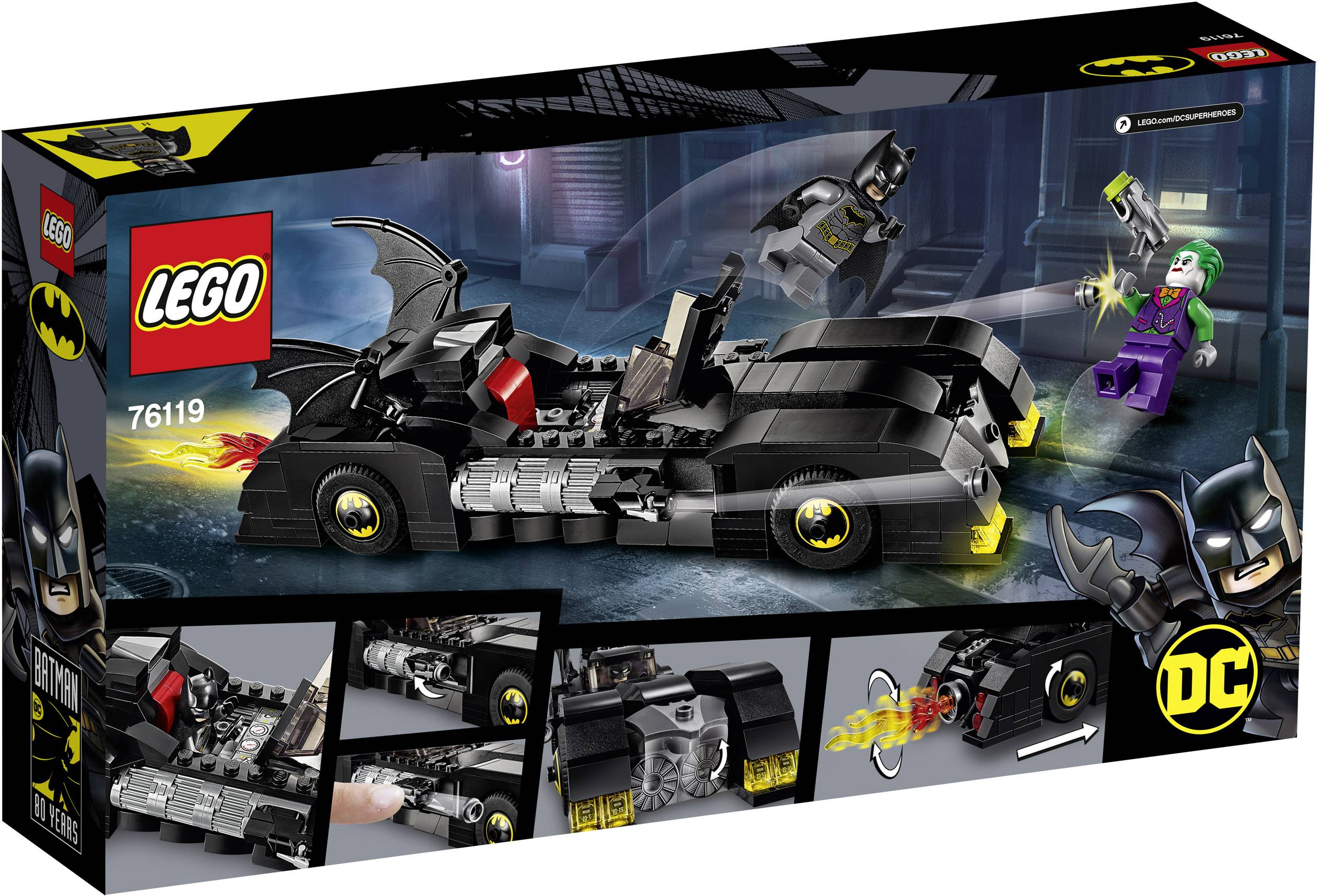 76119 LEGO® DC COMICS SUPER HEROES Batmobile™: Verfolgungsjagd mit dem Joker™