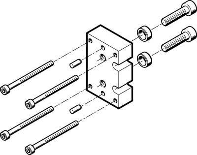FESTO Adapterbausätze HAPG-73 537167 1St.