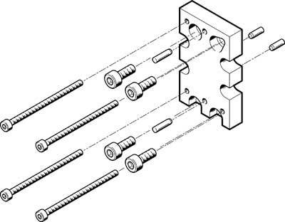 FESTO Adapterbausätze HAPG-74 537168 1St.