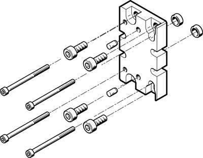FESTO Adapterbausätze HAPG-83 537180 1St.