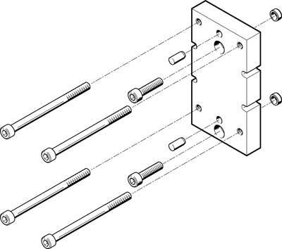 FESTO Adapterbausätze HAPG-87 537187 1St.