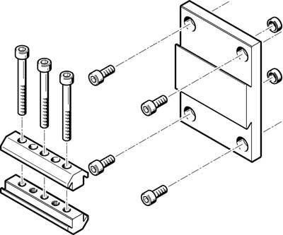 FESTO Adapterbausätze DHAA-D-L-32-H2 562150 1St.