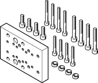 FESTO Adapterbausätze DHAA-D-L-25-G7-12 562152 1St.
