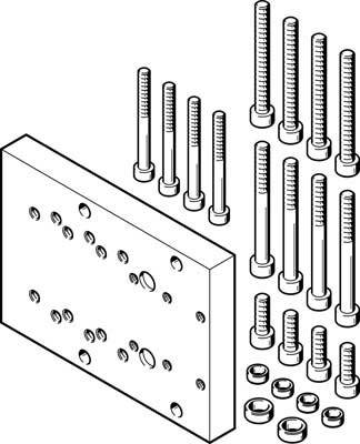 FESTO Adapterbausätze DHAA-D-L-40-G7-25 562154 1St.