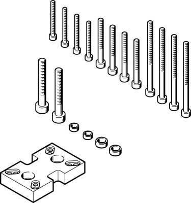 FESTO Adapterbausätze DHAA-G-Q5-16-B8-16 564959 1St.