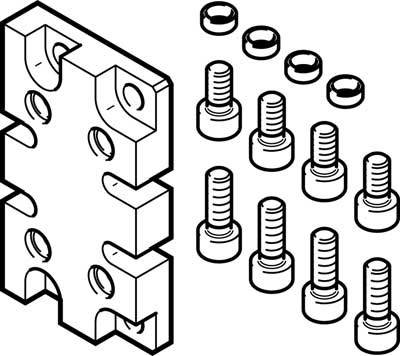 FESTO Adapterbausätze DHAA-G-G3-16-B11-20 1278980 1St.