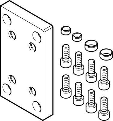 FESTO Adapterbausätze DHAA-G-G3-25-B11-32 1280734 1St.