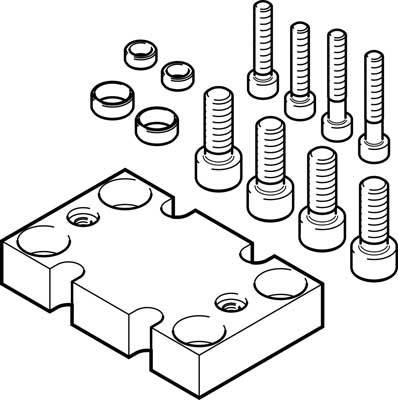 FESTO Adapterbausätze DHAA-G-H2-25-B11-32 1471637 1St.